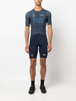 Cyklistické šortky s potiskem Pas Normal Studios modré