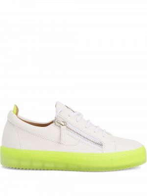 Læder sneakers Giuseppe Zanotti hvid