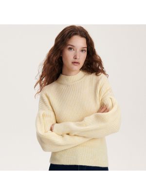 Żółty sweter Reserved