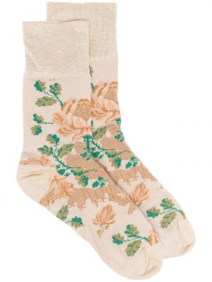 Calcetines de flores con estampado Simone Rocha
