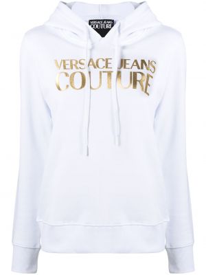 Sudadera con capucha Versace Jeans Couture blanco