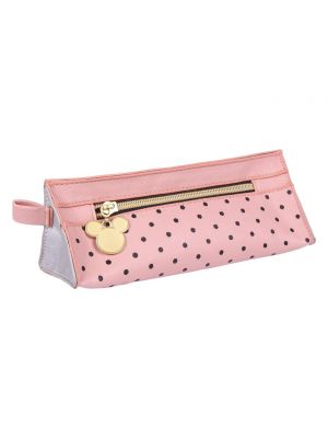 Růžová kosmetická taška bez podpatku Minnie