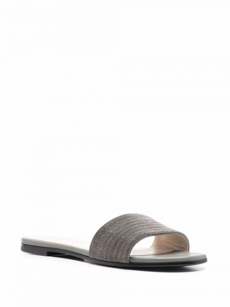Sandales à imprimé Fabiana Filippi gris