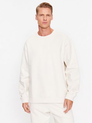Laza szabású pulóver Hugo fehér