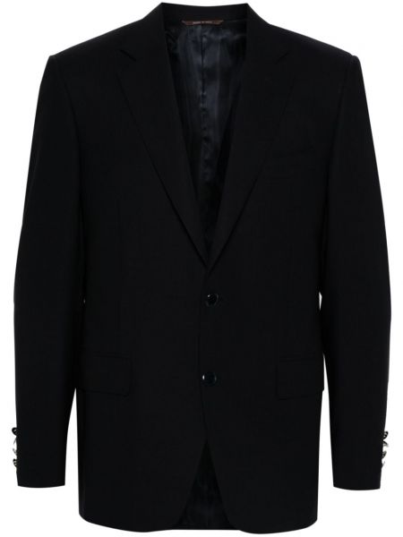 Uld blazer Canali blå