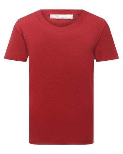 Льняная футболка Iro, красная