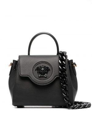 Shopper handtasche Versace schwarz