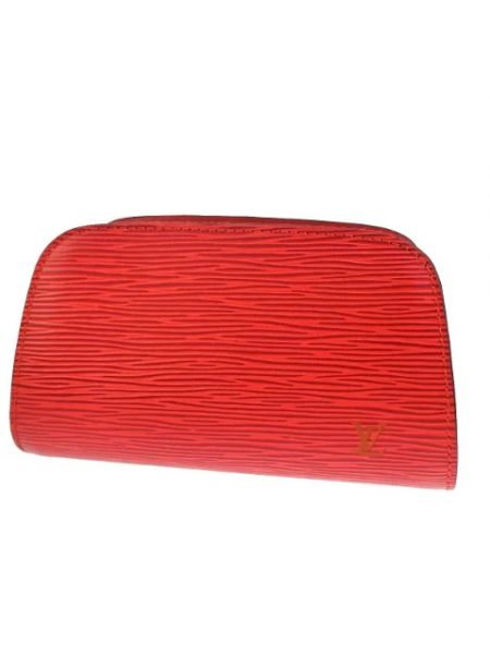 Kopertówka skórzana retro Louis Vuitton Vintage czerwona