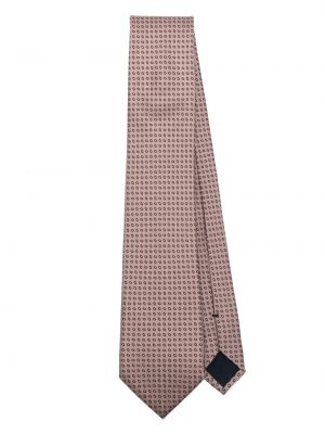 Hodvábna kravata s potlačou Brioni