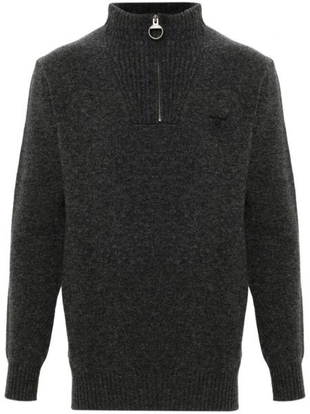 Kort sweater Barbour grå