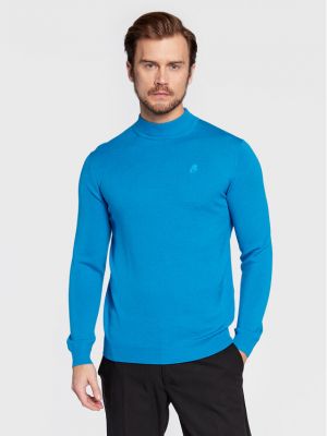 Пуловер Karl Lagerfeld синьо