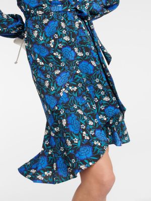 Μίντι φόρεμα από ζέρσεϋ Diane Von Furstenberg μπλε