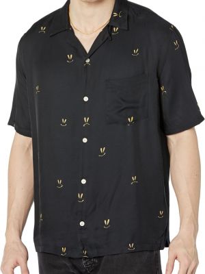 Рубашка с коротким рукавом Allsaints черная