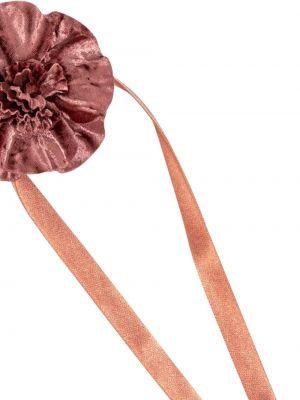 Samta zīda kaklasaite Jennifer Behr rozā