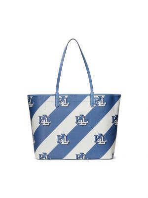 Nakupovalna torba Lauren Ralph Lauren modra