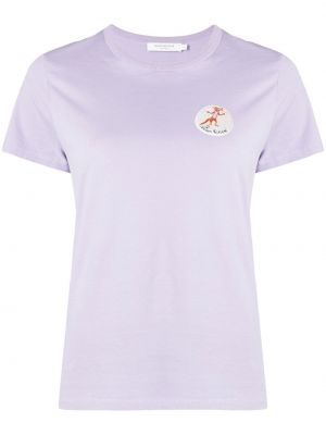 T-shirt Maison Kitsuné lila