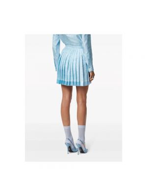 Mini falda Versace azul