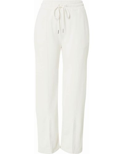 Спортни панталони Abercrombie & Fitch бяло