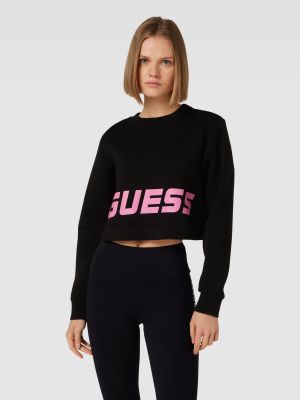 Bluza z nadrukiem Guess Activewear czarna