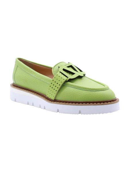 Elegante klassische loafers Voltan grün