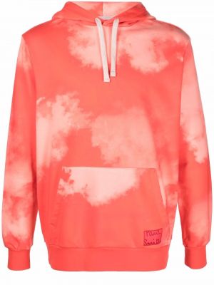 Hoodie con stampa Paul Smith rosso