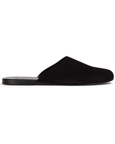 Замшевые тапочки Ancient Greek Sandals, черные