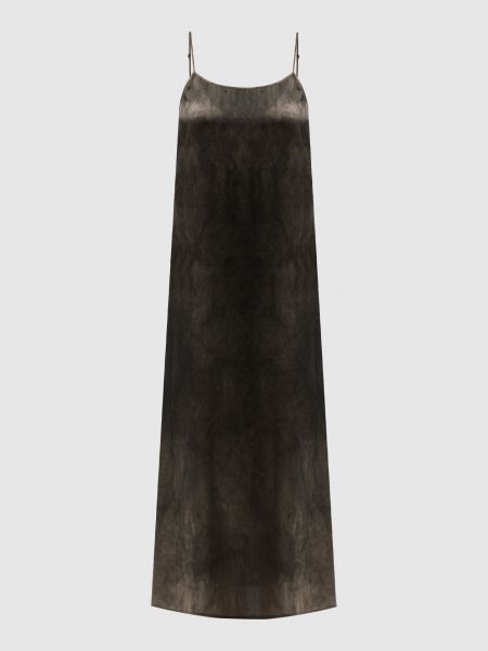 Шовкова сукня Uma Wang хакі