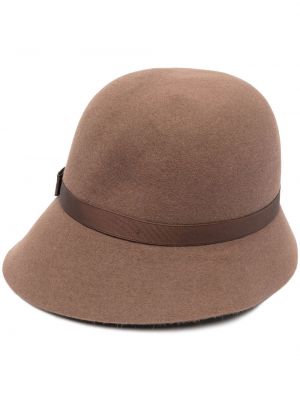 Veltinio kepurė Borsalino ruda