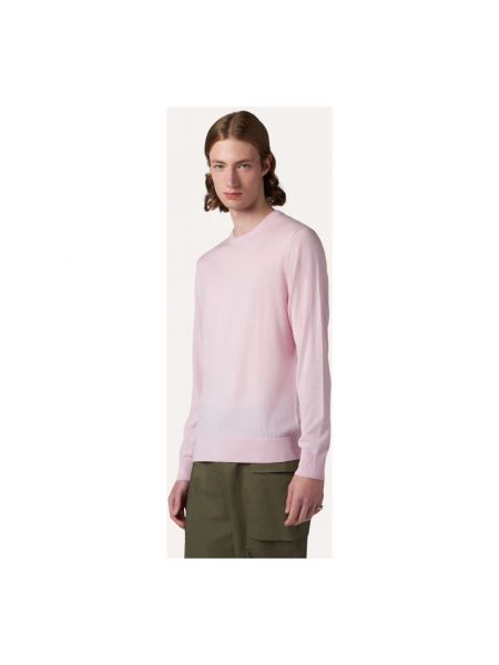 Jersey de lana de tela jersey clásico Ballantyne violeta