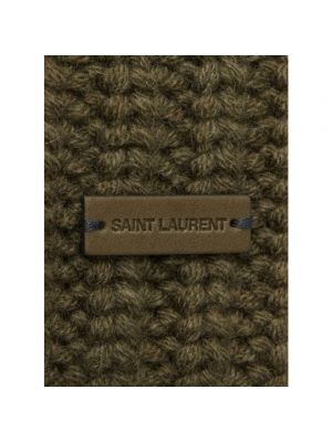 Kaschmir mütze Saint Laurent grün