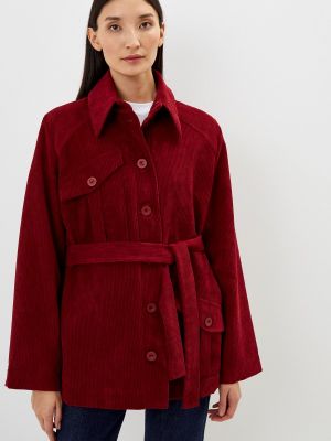 Пиджак модный дом виктории тишиной бордовый