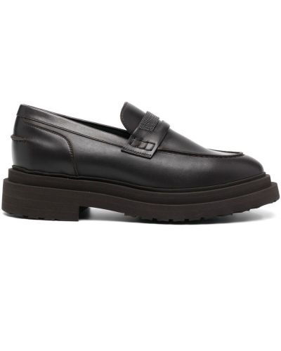 Chunky loafers Brunello Cucinelli brun