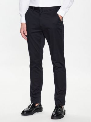 Chino hlače slim fit Calvin Klein crna
