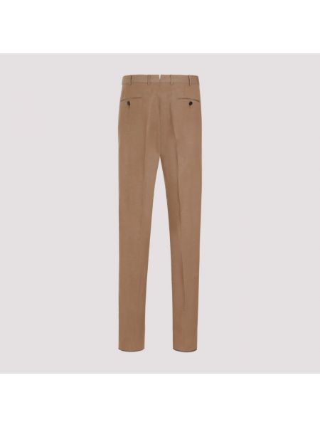Pantalones de lana Ermenegildo Zegna marrón