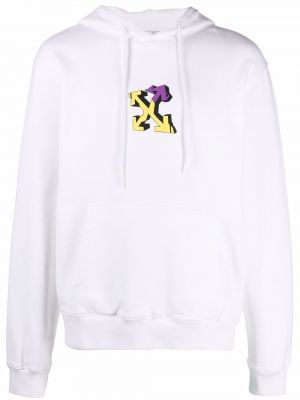 Hoodie Off-white vit