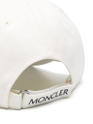 Cap aus baumwoll Moncler weiß
