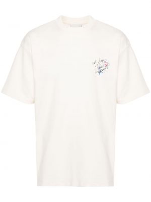 T-shirt avec imprimé slogan en coton Drôle De Monsieur