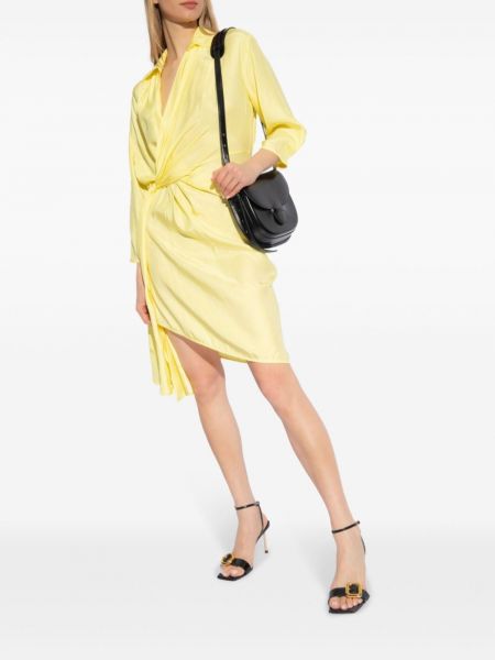 Hedvábné večerní šaty Gauge81 žluté
