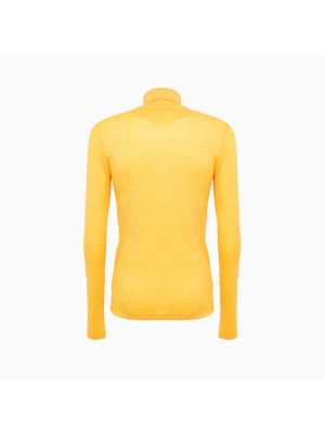 Golf w jednolitym kolorze Jil Sander żółty