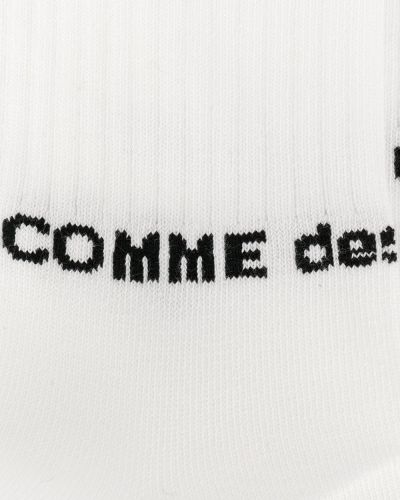 Calcetines con estampado Comme Des Garçons blanco