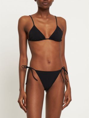 Bikini con cordones Lido negro