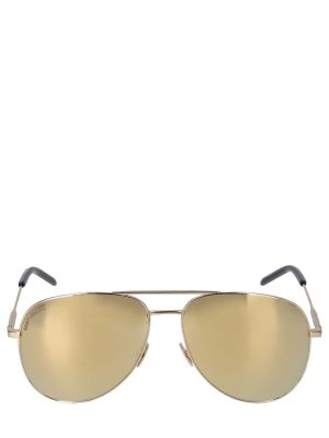 Okulary przeciwsłoneczne Saint Laurent złote