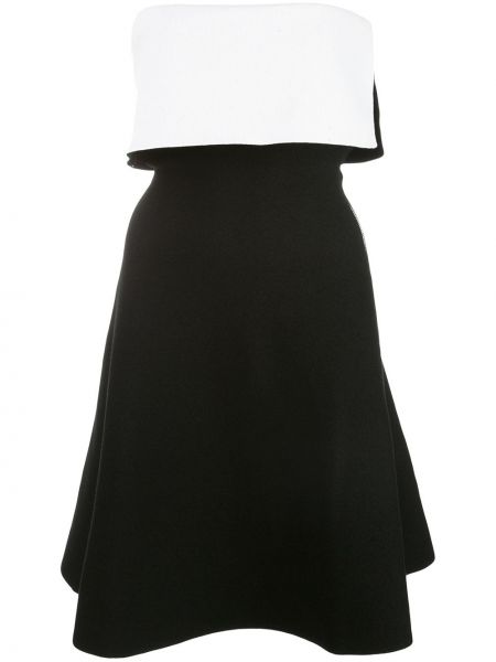 Mini vestido con escote pronunciado Proenza Schouler negro