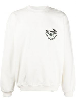 Sweatshirt mit print Represent weiß