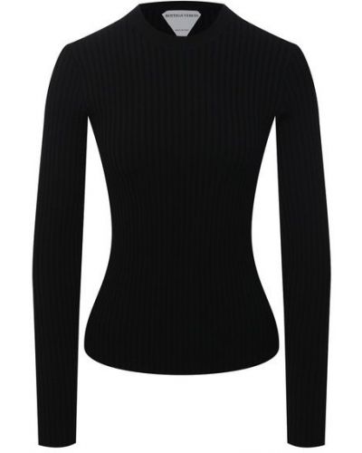 Пуловер из вискозы Bottega Veneta - Черный