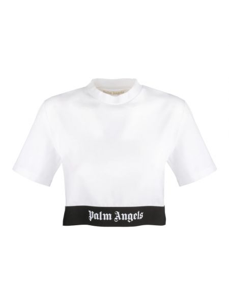Koszulka z krótkim rękawem Palm Angels biała