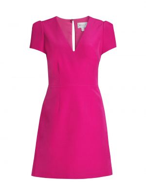 Платье мини с v-образным вырезом Milly розовое