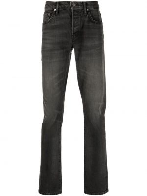 Straight fit džíny Tom Ford černé
