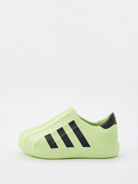 Зеленые слипоны без шнуровки Adidas Originals