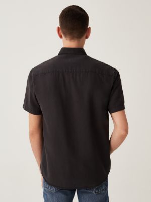 Черная рубашка с коротким рукавом Ovs